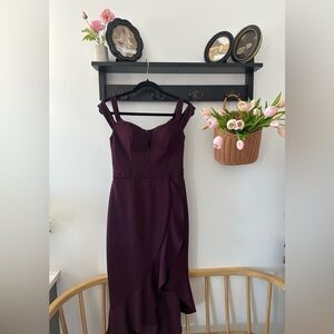Elegant Purple Women's Dress